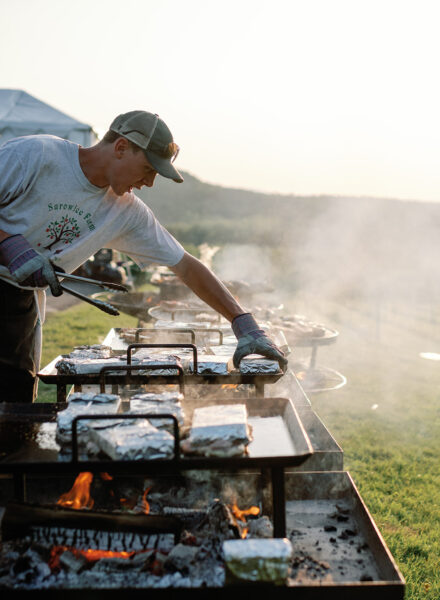 Chef Mason cooking 