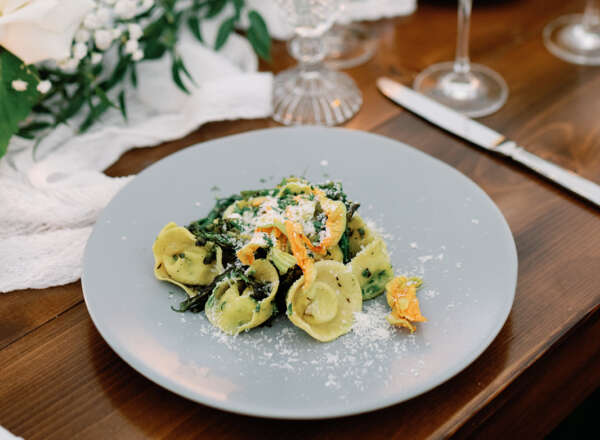 Plated tortellini. Photo by Julia Luckett.