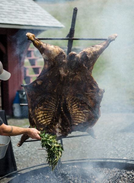 Lamb asado. Photo by Michael Tallman